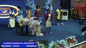 37 reactions · 17 comments | FLAMING EVANGELICAL MINISTRIES INTERNATIONAL MID WEEK SERVICE PREACHER: TOPIC: 21 JANUARY, 2026 | Flaming Evangelical Ministries International | Facebook