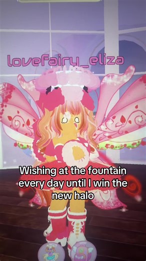 Wishing for the New Halo in Royale High on Roblox