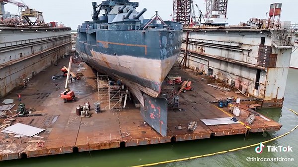 2022-2023 Battleship Texas Drydock Update | Restoration Progress