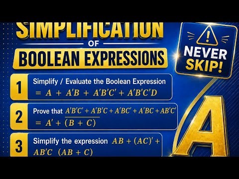 How to Simplify Boolean Expressions