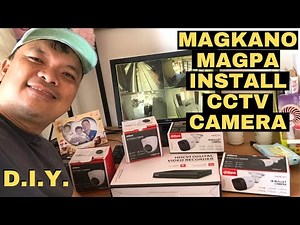 MAGKANO MAGPA INSTALL CCTV CAMERA AT PAANO MAG SET-UP SA CELLPHONE