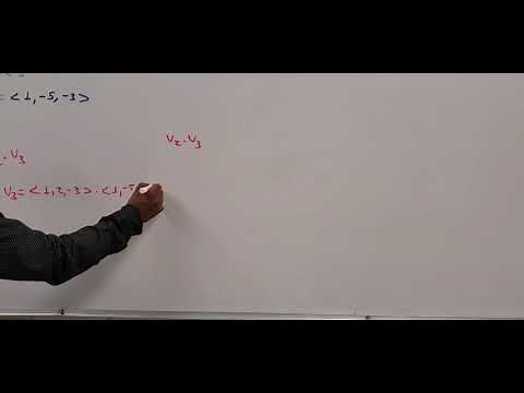 VECTORES ORTOGONALES EN R3 Ejemplo1