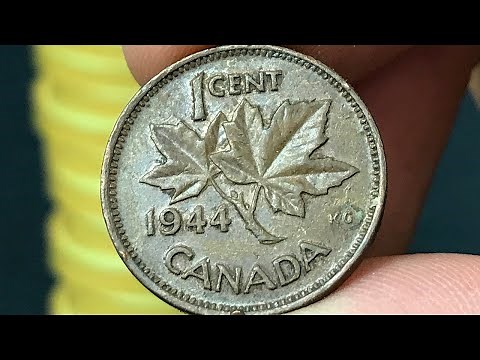 1944 Canada 1 Cent Coin • Values, Information, Mintage, History, and More