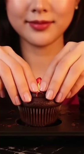 A Fiery Reveal: Cracking Open a Treat with a Molten Lava Core
