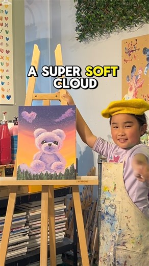 BURWOOD PAINTING STUDIO | PAINTING A CLOUD IS SUPER EASY 🎨✨ This fun and easy painting idea is perfect for BEGINNERS! Don’t forget to save these beginner friendly... | Instagram
