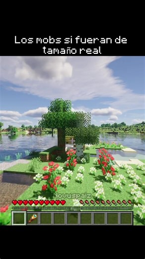 Minecraft si fuera realista: Mobs y Construcciones