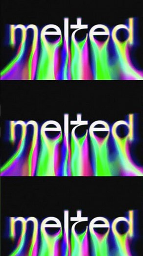 Rainbow Melt Text Effect Download