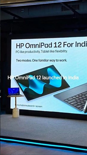 HP OmniPad 12 launched in India. #hp #omnipad12 #tablet #gadgets #devicenext #launch