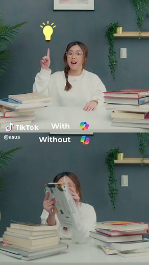 Do you have too much material to study? With the Copilot key, you can effortlessly summarize your learning materials and make studying fun and easy! #ASUS #AIMaster