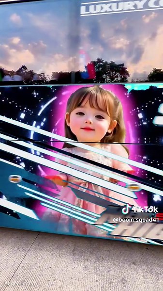 Cute Girl Dancing on a Transparent Bus | Lovely Dance Video 😍🌹
