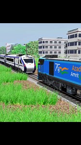 5.8K views · 1.5K reactions | Vande Bharat Coupling with WAG 12 LOCO  Follow For More interesting train videos @railroadfunz97 Railroad Crossing Vande Bharat Loco Train Simulator Train Game #train #wag12 #locomotive #indianrailways #trainsimulator #explorepage #reels #railroad | Railroad Funz | Facebook