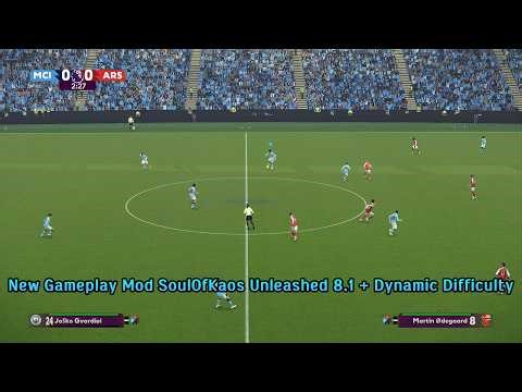New Gameplay Mod SoulOfKaos Unleashed 8.1 + Dynamic Difficulty | Instalation | PES 2021 & FL26