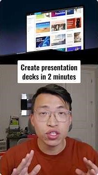How to make a presentation in 2 minutes using AI #beautifulai