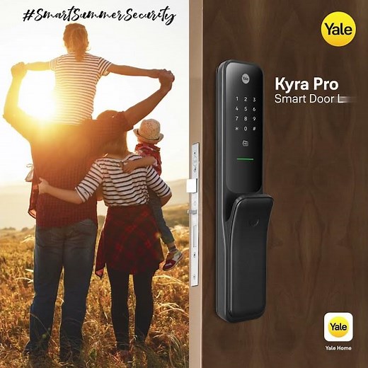 Yale Kyra Pro with DoorSense™ ensures your door is always locked and secure #homeimprovement