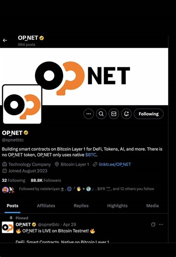 OPNET TESTNET VIDEO GUIDE Potential $OPN reward Testnet went live a few days ago. Super early. Step 1: Create wallet - Go to https://chromewebstore.google.com/detail/opwallet/pmbjpcmaaladnfpacpmhmnfmpklgbdjb - - Create your wallet. Remember to backup your seedphrase Step 2: https://opnet.org/points?r=RLfrCh - Go to - Connect wallet & Connect X You can complete tweet task to earn additional points tagging @motoswapBTC with $MOTO Claim faucet: - Go to faucet.opnet.org - Copy/Paste your wallet Addr
