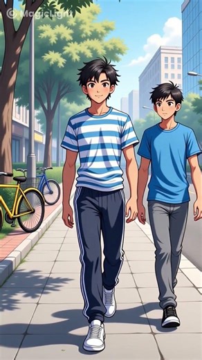 A boy cartoon #aishorts #aiboy