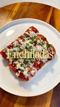 🌶️ Chicken Enchiladas Rojas