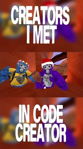 Creators I met in code creator!!!! #gorillatag #gorillatagquest #gtag #vr