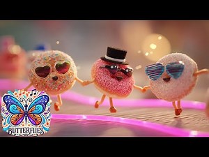 "Dancing Doughnuts!" - 3D / Animated Music Video - Fun / Silly / Goofy / Entertainment / Educational