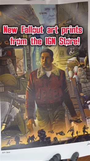 Unboxing the newest prints from @theignstore ! The Area 51 print just launched today! Illustrated by @tragicsunshine and limited to 300 prints worldwide! https://store.ign.com/products/fallout-area-51-limited-edition-print-16x24 Use my code THEFALLOUTCOLLECTOR to save 10%! The Freeside print is also limited to 300 worldwide, and another beautiful piece by Kevin Tong! Finally, For the Commonwealth print by @jakekontou is limited to 200 prints worldwide and the IGN Store still has some left! Once 