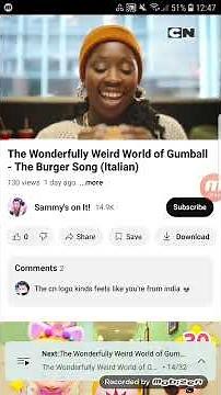 twwog one line multilanguage burger song:)
