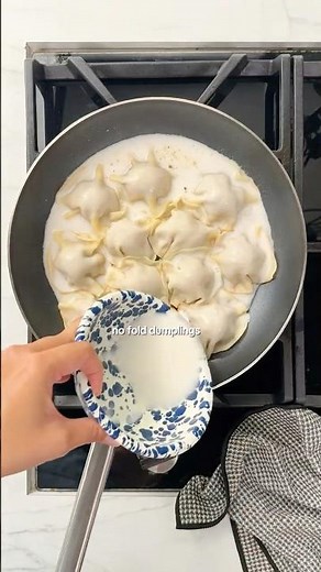 My upgrade on the ultimate lazy girl dumpling 🥟