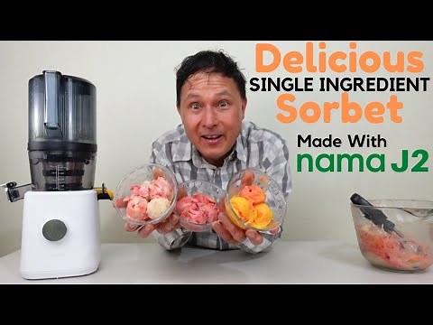 Sorbet & Nut Butter Made Easy with Nama J2 Juicer: Attachment Unboxing