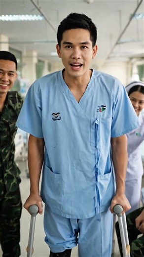 ไม้เท้าคู่นี้ไม่ใช่เครื่องแสดงความอ่อนแอ แต่มันคืออาวุธใหม่ ​#ขาเทียม​#มนุษย์ขาเหล็ก ​#saveทหารไทย