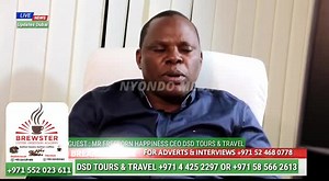 28 reactions | It was such a great Pressure to us Nyondo Media team #MrFreeBornHapiness CEO #DSDTOURISM " Mostly I Employ Ugandans coz there good Friends to me https://youtu.be/NmQaE8fJcY0 |  Follow the Link to Watch the Full Interview & Don't forget to Subscribe Please . | Nyondo Media | Facebook