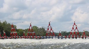 23K views · 215 reactions | We don’t break under pressure, we break records. Relive the historic moment the Mercury-powered Rock Aqua Jays broke the Guinness World Record for largest human waterskiing pyramid formation. #GoBoldly | Mercury Marine | Facebook