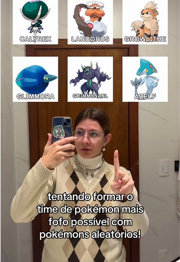 Formando o time de Pokémon mais fofo possível com pokémons aleatórios