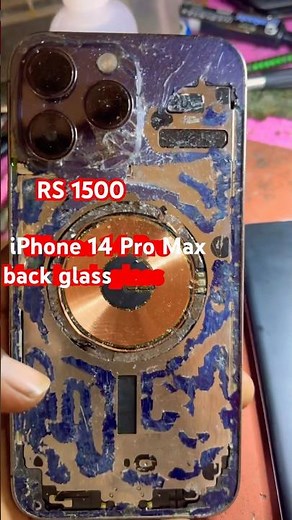 Iphone Iphone 14 pro Max Back Glass Replacement #iphone14 #appleiphone #iphone14promax #rs2000