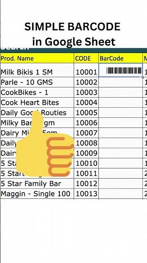 💻 Generate Barcodes in Google Sheets for Free Using Product or SKU Codes | No Add-ons Needed!