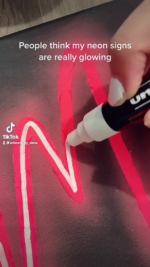 Hand-Painted Neon Sign Ideas for Christmas