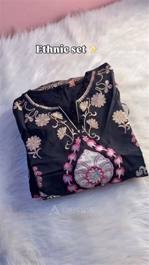 Beautiful Embroidered Ethnic Kurta Set | Party Wear Look 2026 #shorts #kurti #fashion #eid #kurtaset