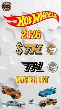 Hot Wheels 2026 Super Treasure Hunt & Treasure Hunt Updated List A-K Case Sneak Peek #hotwheels #sth