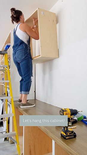 Kreg Tool on Instagram: "Hang upper cabinets all by yourself! The Kreg Cabinet Installation System has brackets that help position your wall cabinets and hold them in place while you mount them to the wall. You can easily adjust and align the cabinets until you’ve found the perfect position. Learn more at kregtool.com."