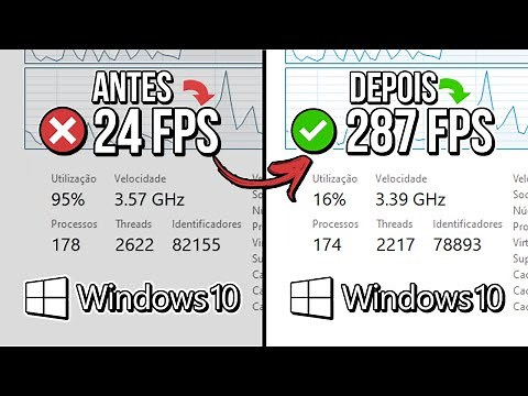 🔧 WINDOWS 10: COMO DEIXAR O PC MAIS RÁPIDO, OTIMIZAR PARA JOGOS E TIRAR O LAG! 🔥✔️