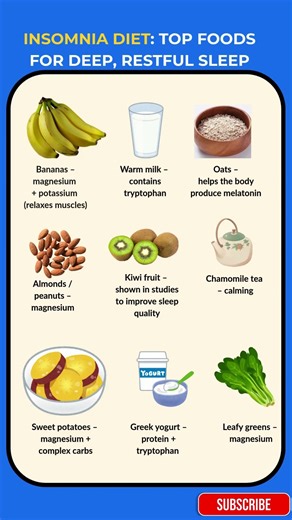 Eat These Foods to Beat Insomnia FAST! (Sleep Better Tonight)