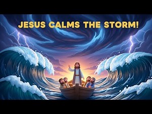 Jesus Calms the Storm Animated Bible Story for Kids Faith Over Fear