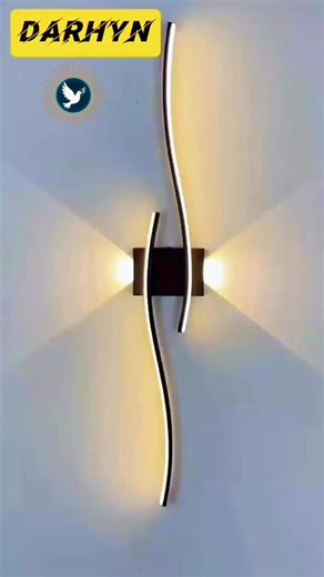 Modern LED Strip Wall Lamp – Double Curve for Your Space