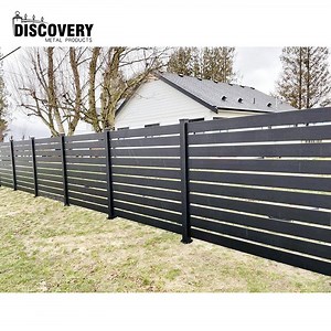 [Hot Item] Outdoor Fencing Easily Assembled Garden Aluminum Privacy Panel Fence Privacy Metal Wind Resistance Fence for Front Yards