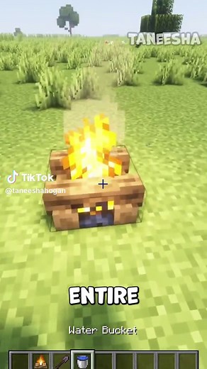 How to Put Out a Campfire in Minecraft