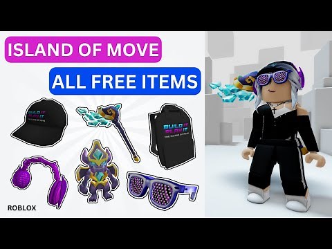 All 6 Free Items in Island of Move | All Working Codes | Roblox (2023)