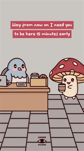 Clock Me In Or Count Me Out 🐦 Mushie & Birdie | Animation Meme | Original Audio: ‪@ChristianJM‬