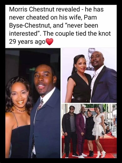 29 Years of Marriage?Morris Chestnut Explains How #love #familylove #celebritynews #couple #marriage