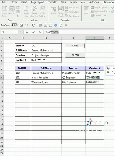 Automatically entry invoice Micro recording #exceltutorial #spreadsheets #foryourpage #fyp #exceltips #trending #msoffice365 #tiktok #foryourpage #foryou