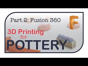 How to Make Clay Stamps for Pottery with a 3D Printer - Part 2: Fusion 360