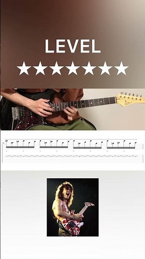 Van Halen - Eruption (guitar cover with tabs & chords)