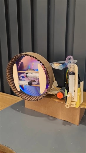 Hydraulic Drum Brake vs DIY Air Blower #asmr #mechanism #diy #satisfying